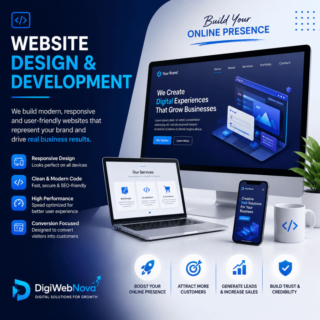 DigiWebNova team working on digital solutions